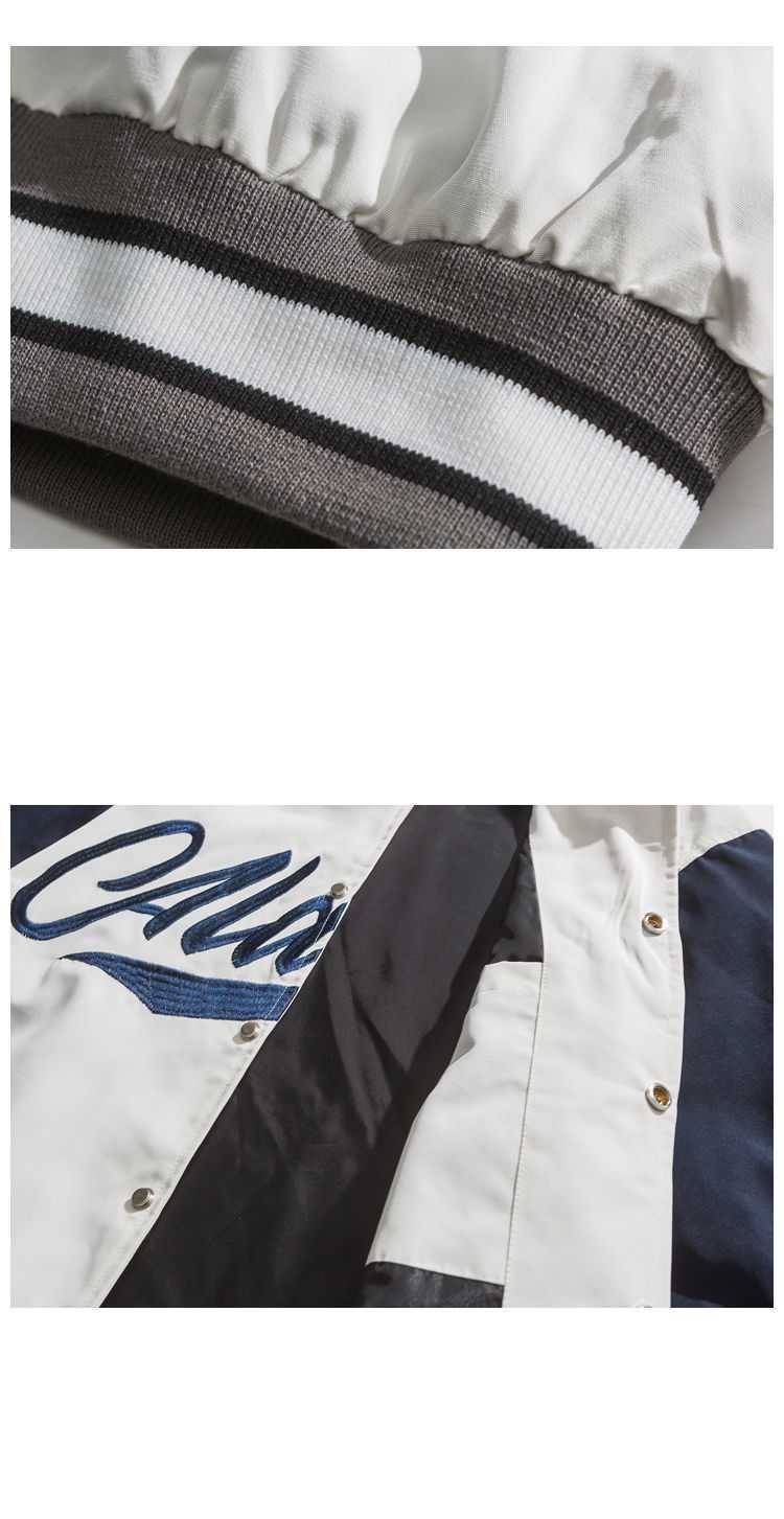 Vintage Embroidered Baseball Jacket Short Jacket - Image 5