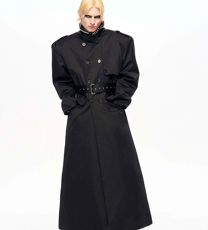 Premium Long Padded Trench Coat - Image 7