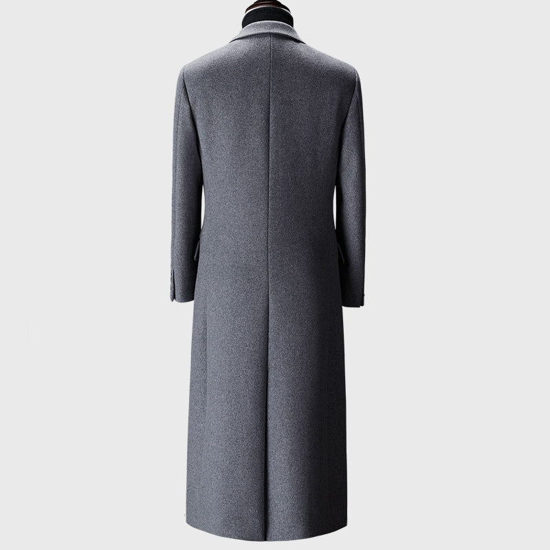 Men's trench coat woolen cloth - Image 5