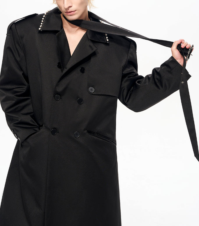 Premium Long Padded Trench Coat - Image 4