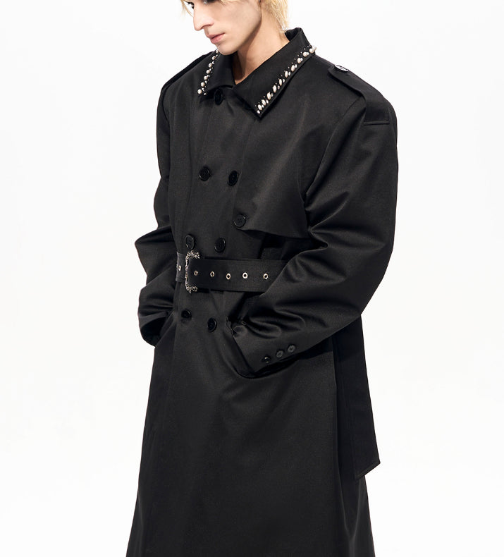 Premium Long Padded Trench Coat - Image 8
