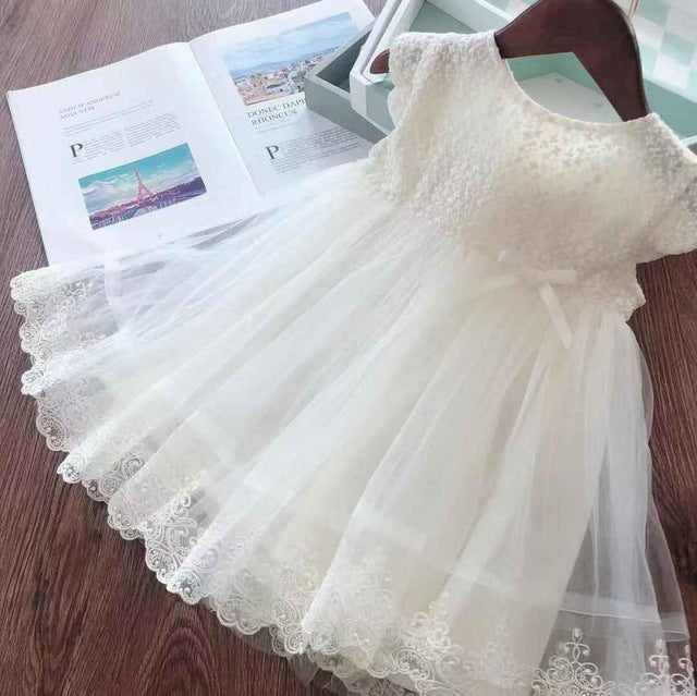 New Brands Dresses Tassel Hollow Out Design Princess Dress Kids Clothes - Image 5