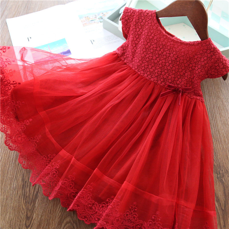 New Brands Dresses Tassel Hollow Out Design Princess Dress Kids Clothes - Image 6