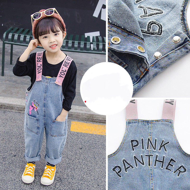 New Autumn Children's Little Girl Jeans Girls - Image 2