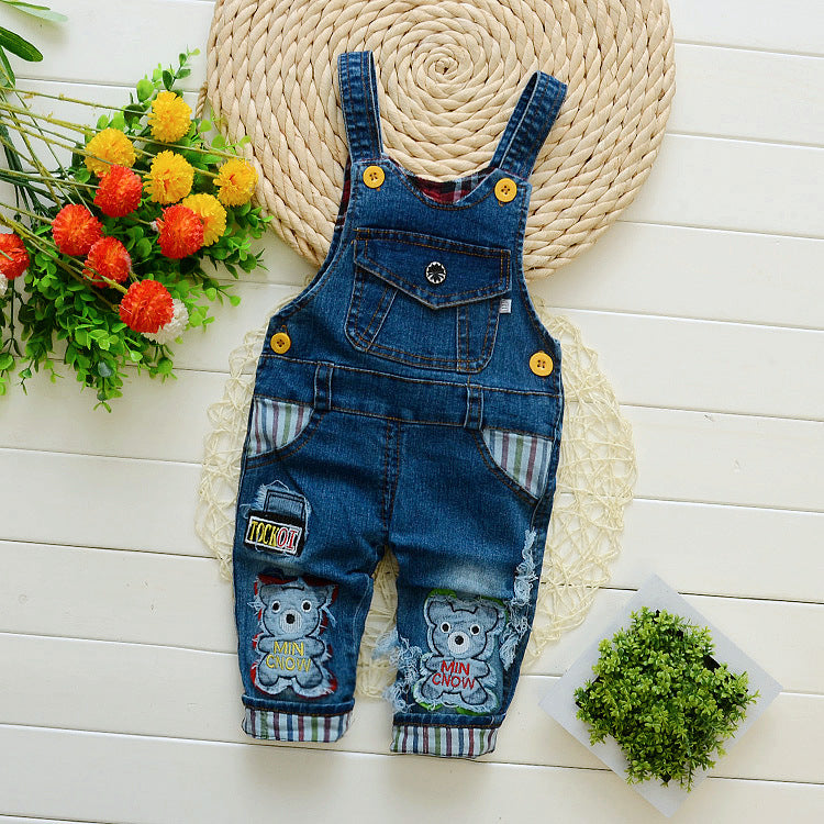 Kids Strap Jeans For Boys And Girls - Image 8