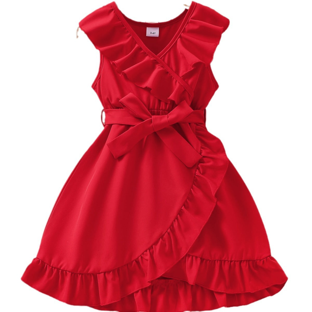 European And American Style Girl Ruffled Dress - Image 5
