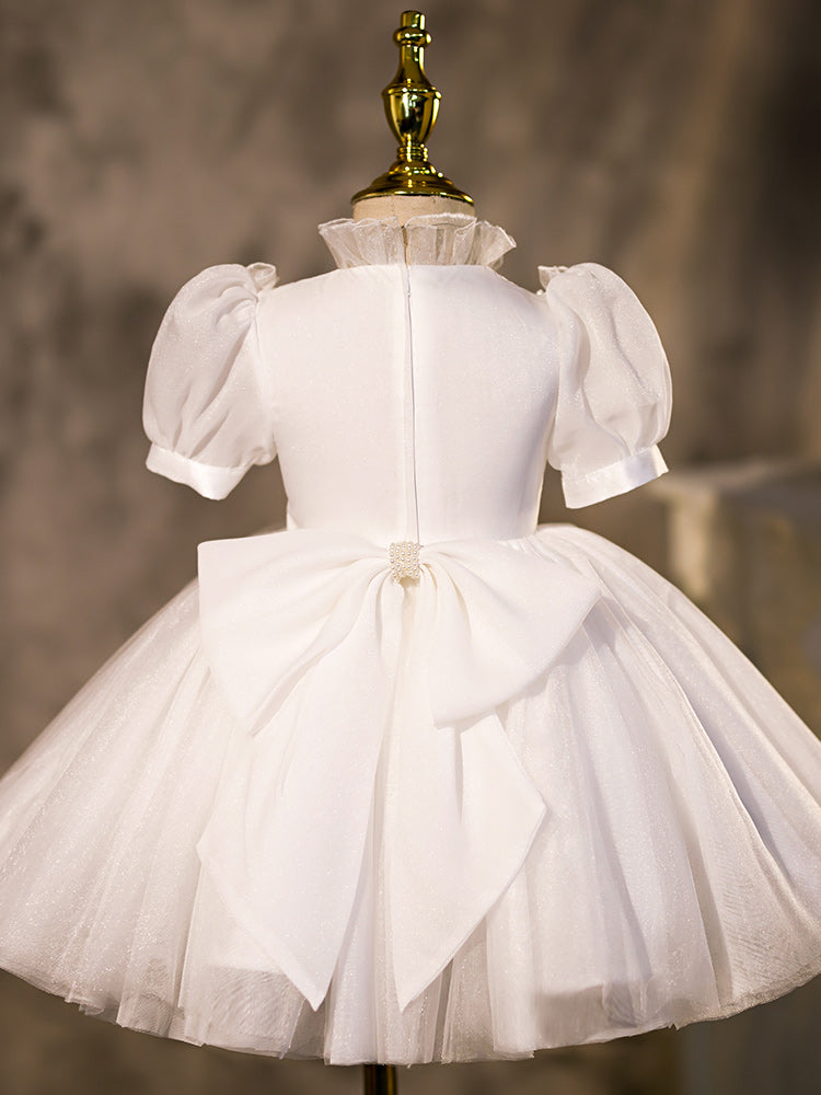 Western Style Little Flower Girl Wedding Dress With Tutu Skirt - Image 6