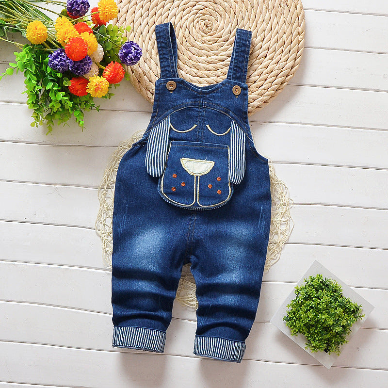 Kids Strap Jeans For Boys And Girls - Image 9