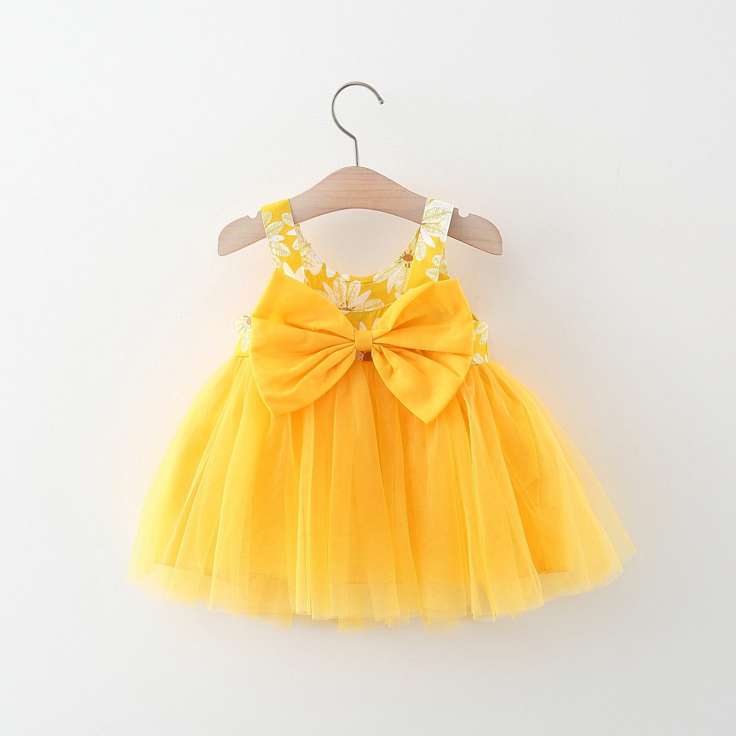 Girls' Summer New Floral Mesh Slip Dress - Image 2